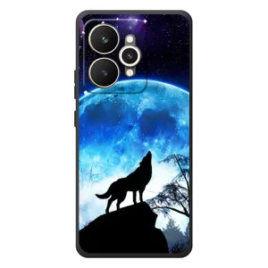 Чехол с Волком на Realme 15 (Воет на луну)