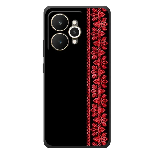 Чехол с рисунком «Вышиванка на черном» для Realme 15 Чехол с рисунком «Вышиванка на черном» для Realme 15