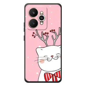 Чехол на тематику: Коты для Realme 15 (Зимний кот)