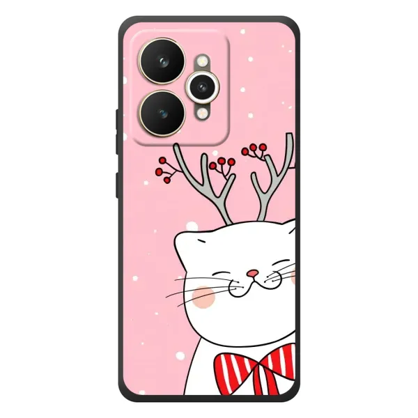 Чехол с рисунком «Зимний кот» для Realme 15 Чехол с рисунком «Зимний кот» для Realme 15