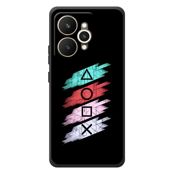 Чехол с рисунком «Значки Sony» для Realme 15 Чехол с рисунком «Значки Sony» для Realme 15