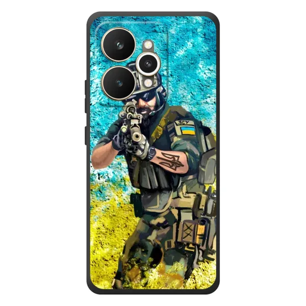 Чехол с рисунком «ЗСУ  Воин» для Realme 15