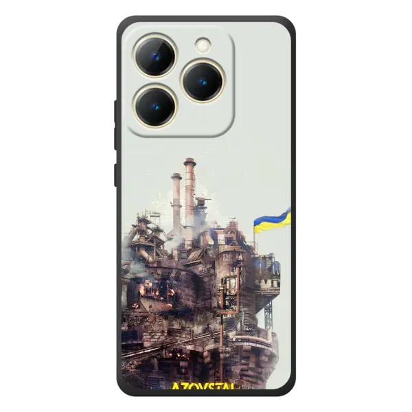 Чехол с рисунком «Азовсталь» для Realme 15T