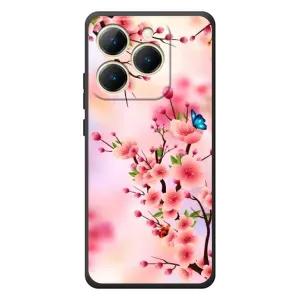 Чохол з картинкою Сакури на RealMe 15T (Метелики на сакурі)