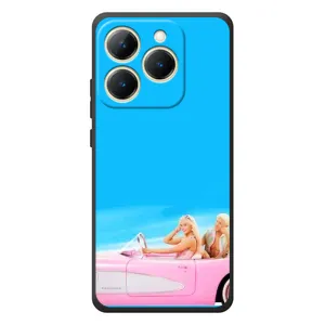 Силиконовый Чехол Барби Фильм на RealMe 15T (Барби и Кен)