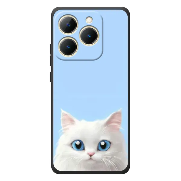 Чехол с рисунком «Белый кот» для Realme 15T Чехол с рисунком «Белый кот» для Realme 15T