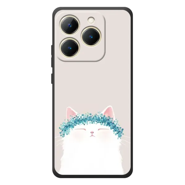 Чехол с рисунком «Белый котик» для Realme 15T Чехол с рисунком «Белый котик» для Realme 15T