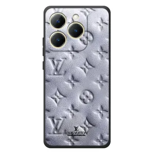 Текстурный Чехол Louis Vuitton для (Белый ЛВ)