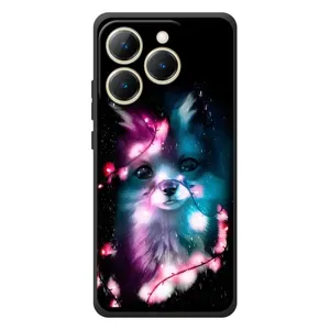 Чехол с Лисичкой для RealMe 15T (Черная Лиса)