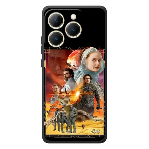 Чехол с рисунком «Д Ю Н А» для Realme 15T