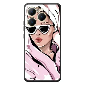 Чохол з картинкою Модні Дівчата RealMe 15T (Дівчина в халаті)