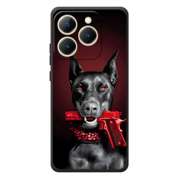 Чехол с рисунком «Доберман злой» для Realme 15T Чехол с рисунком «Доберман злой» для Realme 15T