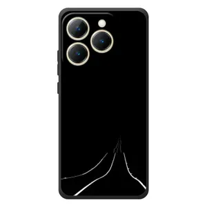 Чохол з картинками на чорному фоні для RealMe 15T (Дорога)
