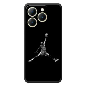 Силиконовый Чехол Nike Air Jordan на (Джордан)