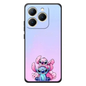 Чехол с рисунком Стич для Realme 15T (Энджл и Стич)
