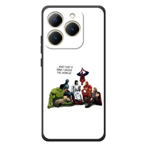 Чехлы для RealMe 15T (Для Христиан) (Иисус супергерой)