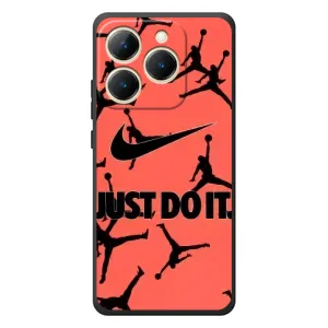 Силиконовый Чехол Nike Air Jordan на (Just Do It)