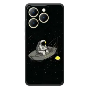 Силиконовый Чехол с принтом "Космонавты" на RealMe 15T