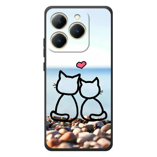 Чехол с рисунком «Котейки» для Realme 15T Чехол с рисунком «Котейки» для Realme 15T