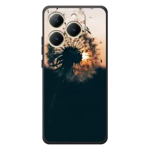 Силіконовий Чохол з кульбабками на RealMe 15T (Гарна кульбабка)