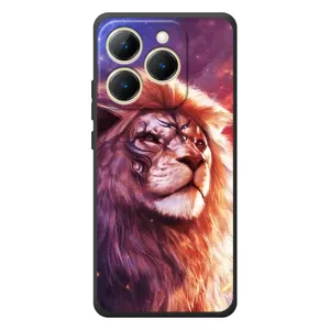 Чехол с картинкой на RealMe 15T (Красочный ЛЕВ)