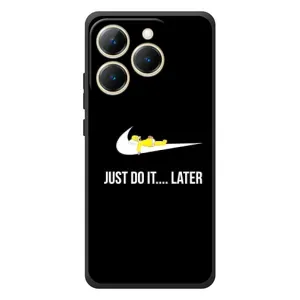 Силиконовый Чехол на RealMe 15T с картинкой Nike (Later)