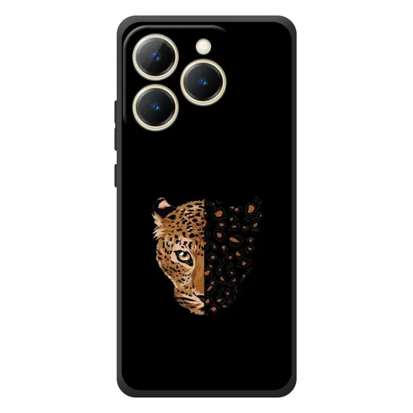 Чехол с рисунком «Леопард на черном» для Realme 15T Чехол с рисунком «Леопард на черном» для Realme 15T