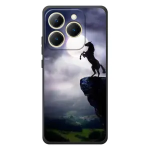 Чехлы с изображением разных животных для RealMe 15T (Лошадь)