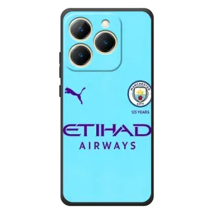 Силиконовые Чехлы принт Футбол на RealMe 15T (Man City)