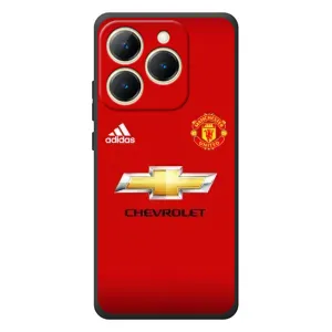 Силиконовые Чехлы принт Футбол на RealMe 15T (Man United)