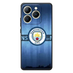Силиконовые Чехлы принт Футбол на RealMe 15T (ManCity)
