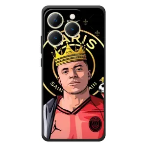 Чехол (TPU) с Футболистом на RealMe 15T (Mbappe King)