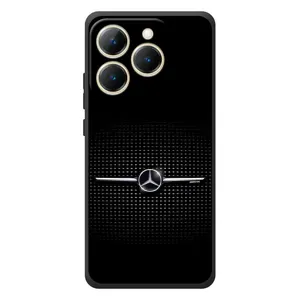 Силиконовый бампер с картинкой машины на RealMe 15T (Mercedes)