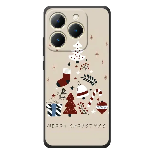 Чехол с рисунком «Merry Christmas» для Realme 15T