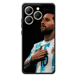 Чехлы Лео Месси Аргентина для RealMe 15T (Месси Капитан)