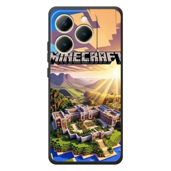 Чехол с рисунком «MINECRAFT» для Realme 15T