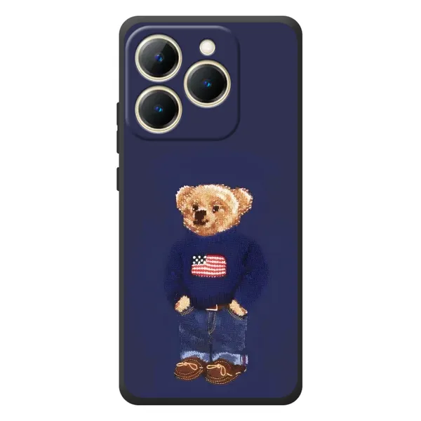 Чехол с рисунком «Мишка USA» для Realme 15T