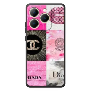 Чохол (Dior, Prada, YSL, Chanel) для RealMe 15T (Модніца)