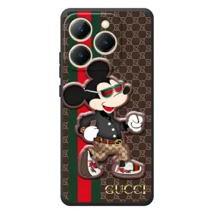 Чехлы Бренд GUCCI для RealMe 15T (Маус Гуччи)
