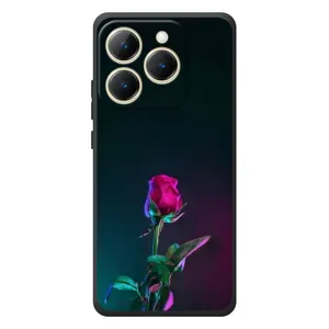 Чохли з принтом Троянд для RealMe 15T (Нічна троянда)