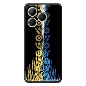 Силіконовый Чохол на RealMe 15T (Патріотична вишиванка)