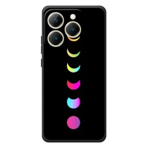 Чехол (ТПУ) с планетами на RealMe 15T (Полнолуние)
