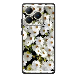 Чохол з ромашками на RealMe 15T (Рамка в ромашках)