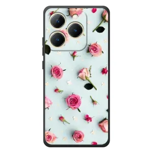 Чохли з принтом Троянд для RealMe 15T (Різні квіти)