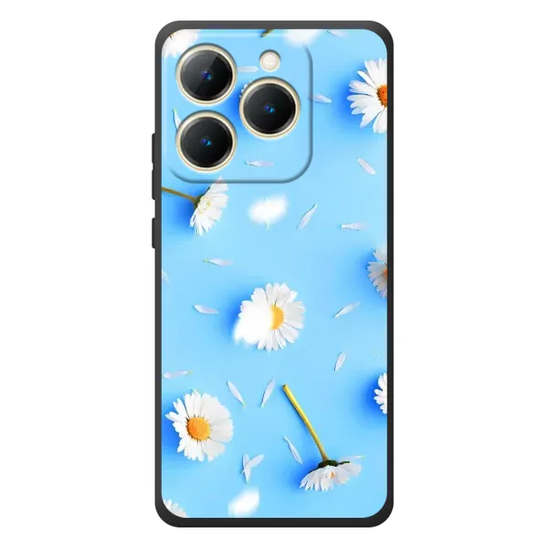 Чехол с рисунком «ромашки на голубом» для Realme 15T