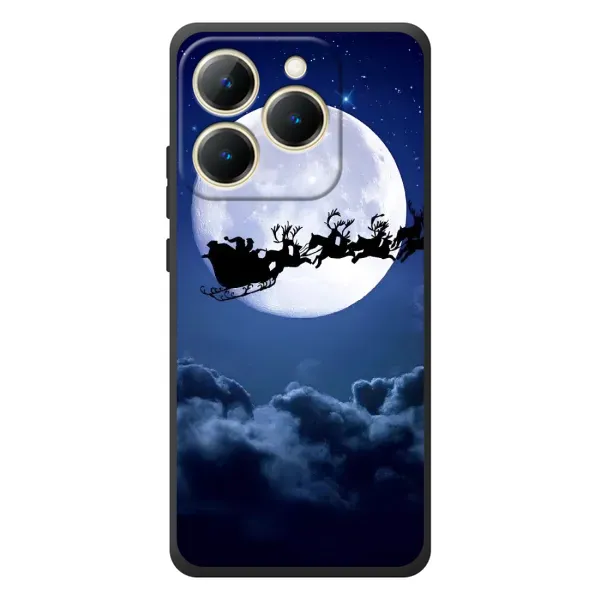 Чехол с рисунком «Санта - луна» для Realme 15T