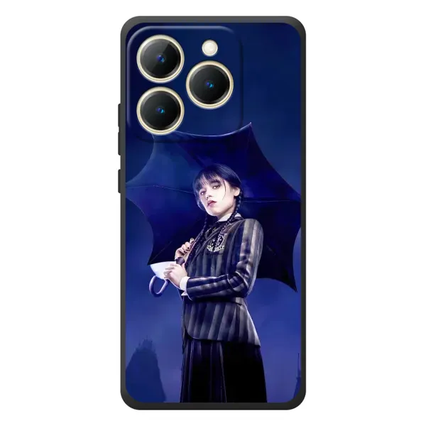 Чехол с рисунком «Уэнсдей с зонтом» для Realme 15T Чехол с рисунком «Уэнсдей с зонтом» для Realme 15T