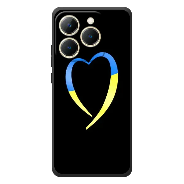 Чехол с рисунком «Украинское сердце» для Realme 15T Чехол с рисунком «Украинское сердце» для Realme 15T