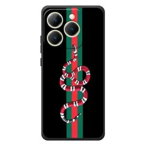 Чехлы Бренд GUCCI для RealMe 15T (Змей Гуччи)