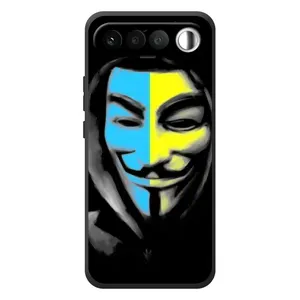 Чехол с Украинской символикой на РеалМе 16 5Г (Анонимус патриот)